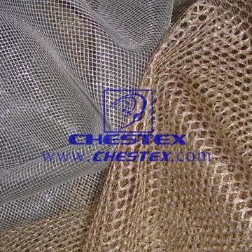 metallic fabric,mesh fabric