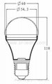 5W LED Replacement Bulb 2