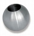 Stainless steel handrail fittings end ball 1