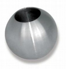 Stainless steel handrail fittings end ball