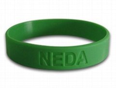 Silicone Debossed Wristband
