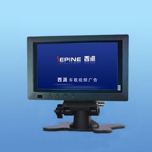  Taxi LCD ad player taxi ad player AD007 Taxi Video Advertising Player   5