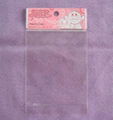 OPP header bags,clear poly bags 3