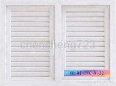 Customized UPVC shutter window