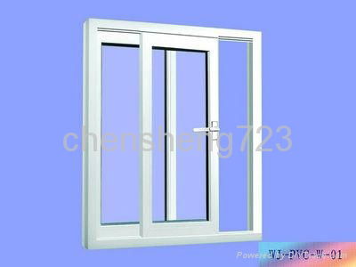 Customized UPVC shutter window 2