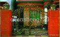 Hot galvanized wrought iron gate 3