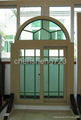 Aluminum arch window