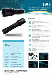 Cree Led Flashing light, Aluminum led torch, Hi-power LED torchlight