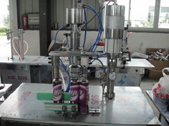 semi automatic aerosol filling machine