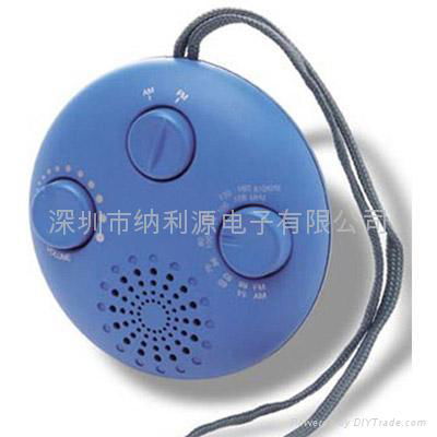 Waterproof FM auto scan shower radio with speaker  5