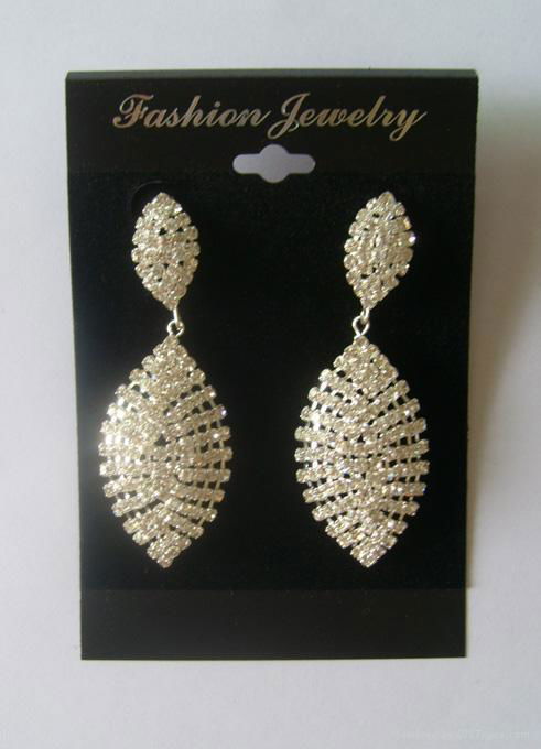 Diamond drop earrings 2