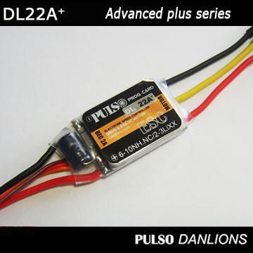 Electronic speed controller 22A for RC airplanes