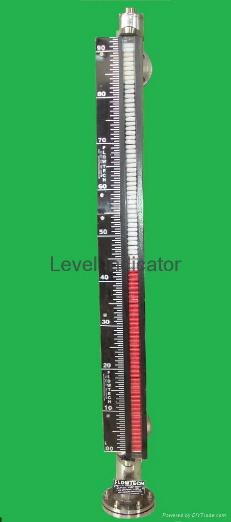 Side Mounted Magnetic Roller Level Indicator