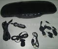 bluetooth rearview mirror handsfree car kit 1