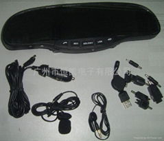 bluetooth rearview mirror handsfree car