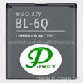 MOBILE PHONE BATTERY BL-6Q FOR NOKIA