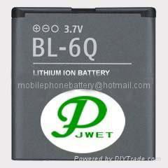 MOBILE PHONE BATTERY BL-6Q FOR NOKIA 6700