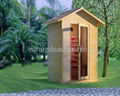 Outside infrared sauna room  1