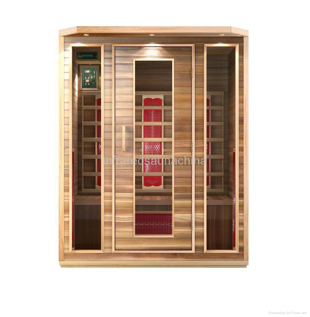 Corner infrared sauna 3