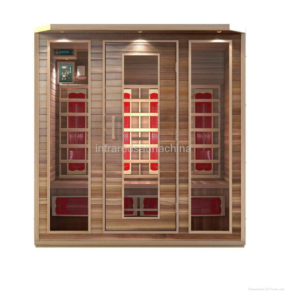 Corner infrared sauna 4