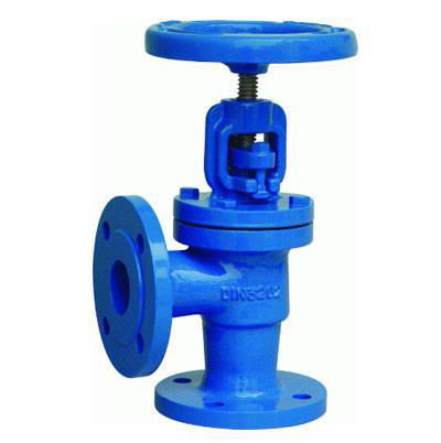 Din Cast Iron Angle Type Globe Valve