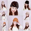 Women's Fur Hat Mink Fur Hats Mink Fur Cap Mink Fur Headgear Fur Chapeau 4 Color 1