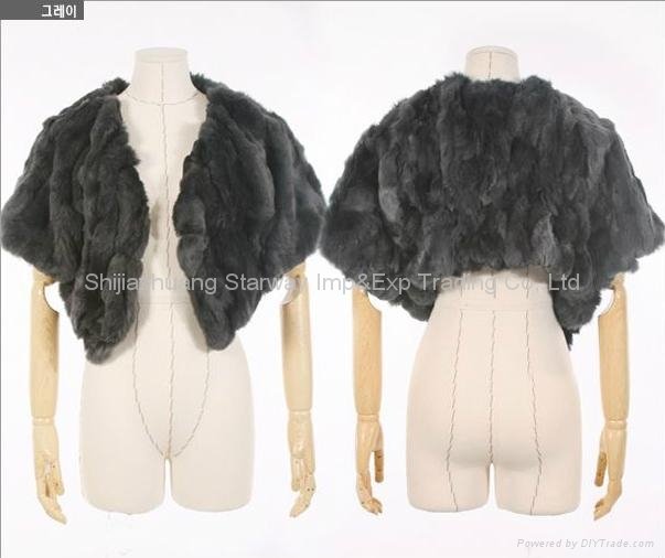 Women's Rex Rabbit Fur Coats Rex Rabbit Fur Jacket Rex Rabbit Fur Vests Z40 2Col 2