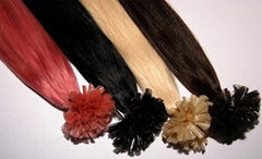 Nail hair extensions/different colors