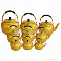 Aluminum Yellow Kettle 1