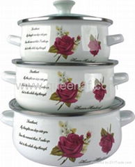 Enamel Casseroles