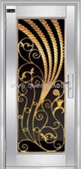 Stainless steel door