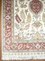 Hand knotted silk carpet 2