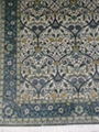 Hand knotted pure silk carpet Morris design 2