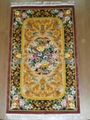 Hand knotted silk carpet 1