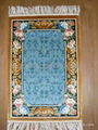 Hand made silk carpet spun silk  1