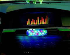 sound sensor light for car/auto sound control music light/ music lamp 