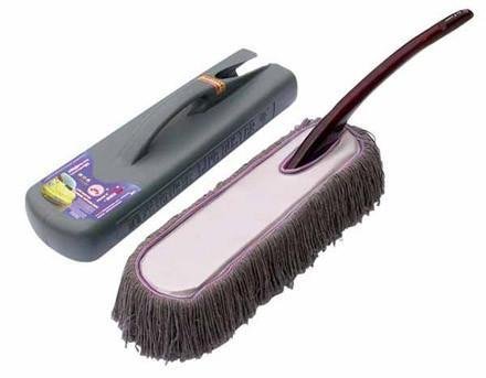Car Dust Brush  with Wax Inside, Auto wax & Cleaning Mop with Plastic Box