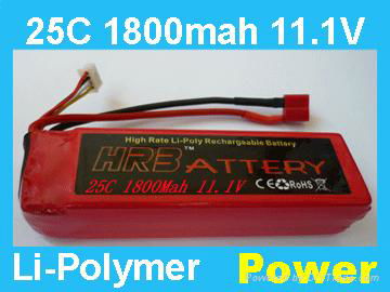 11.1V 1800MAH 25C RC LIPO BATTERY 3