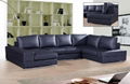 leather corner sofa  f027 2