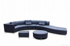 leather corner sofa JX150