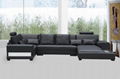 leather corner sofa JX148 3