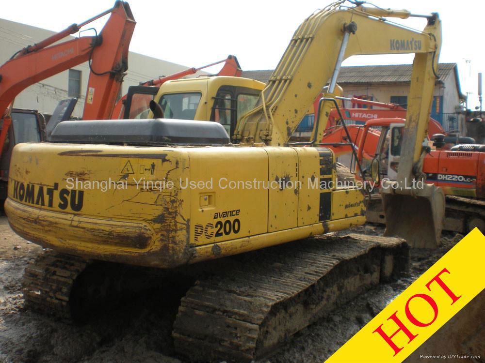 Used excavator Komatsu PC200-6