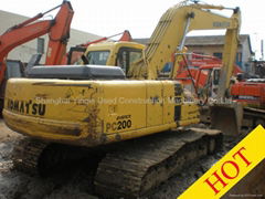 Used excavator Komatsu PC200-6