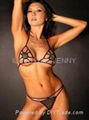 Blissfully Exotic Strappy Sequined Bra