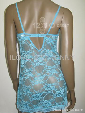 Sheer lace babydoll 3