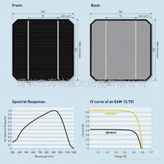 Monocrystalline solar panels