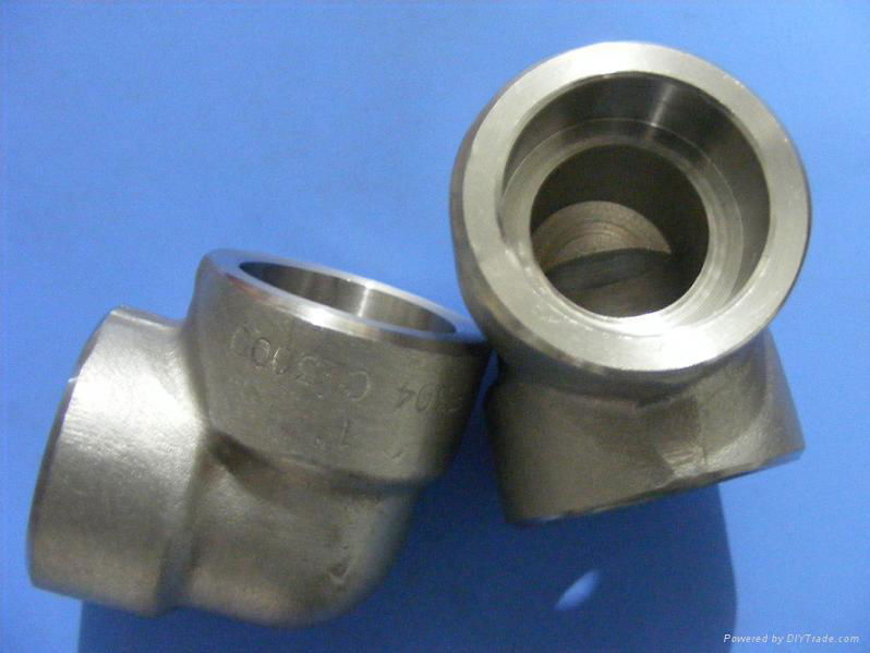 stainless steel socket/threaded elbow 2