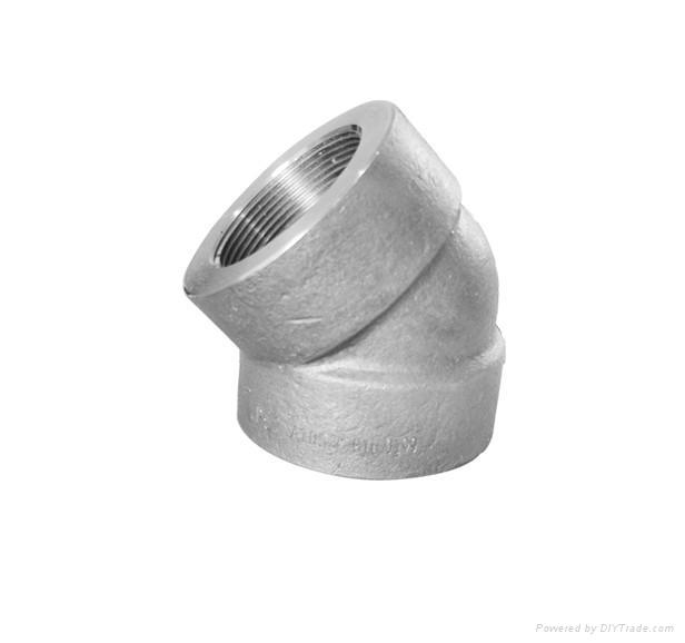 stainless steel socket/threaded elbow 3