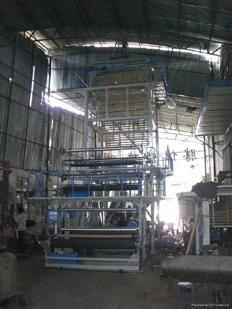 Double-layers PE film blowing machine