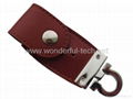 Leather USB DISK 128MB TO 32GB WTU63 1